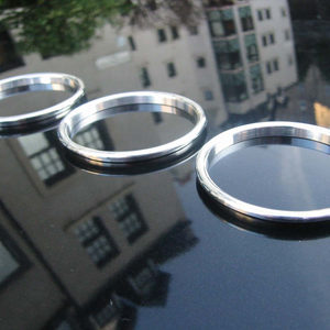 MGF MGTF ROVER Aluminium Heater Dial Surround Rings