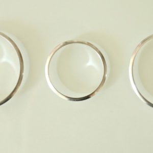 Volkswagen Beetle Aluminum Heater Surround Dial Ring Set 1998-2012yrs